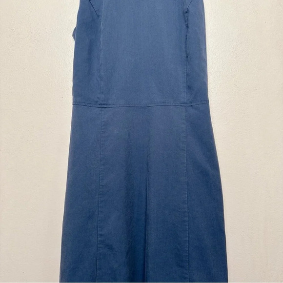 Kit And Ace Womens 10 Sublime Open Back Sleeveless Dress In Navy - Picture 7 of 16